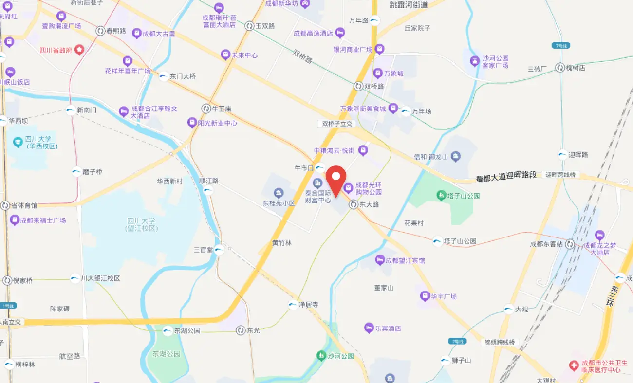 蔚然中心位置地图